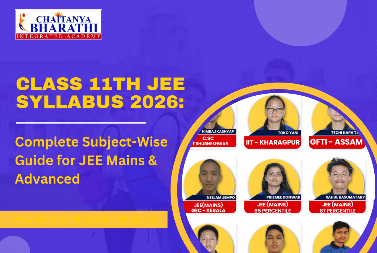 Read more about the article Class 11th JEE Syllabus 2026: Complete Subject-Wise Guide for JEE Mains & Advanced