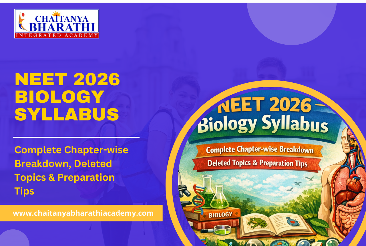 Read more about the article NEET 2026 Biology Syllabus: Complete Chapter-wise Breakdown, Deleted Topics & Preparation Tips