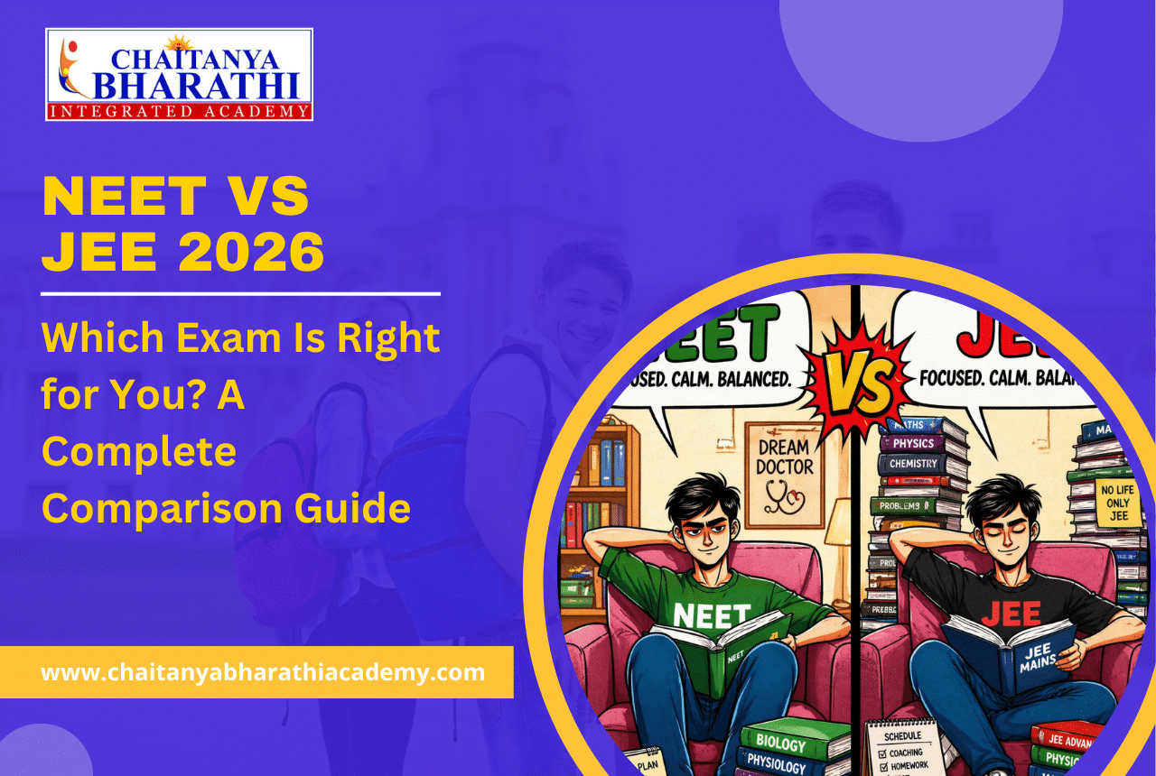 Read more about the article NEET vs JEE 2026: Which Exam Is Right for You? A Complete Comparison Guide